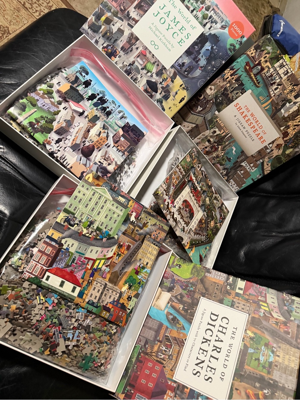 The World of James Joyce, Shakespeare and Dickens puzzles